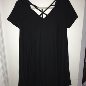 Black t-shirt dress
